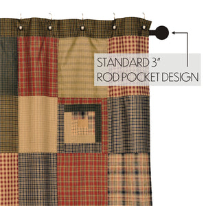 Tea Cabin Patchwork Shower Curtain