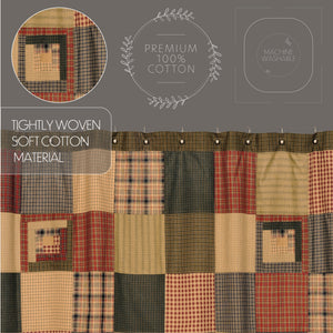 Tea Cabin Patchwork Shower Curtain