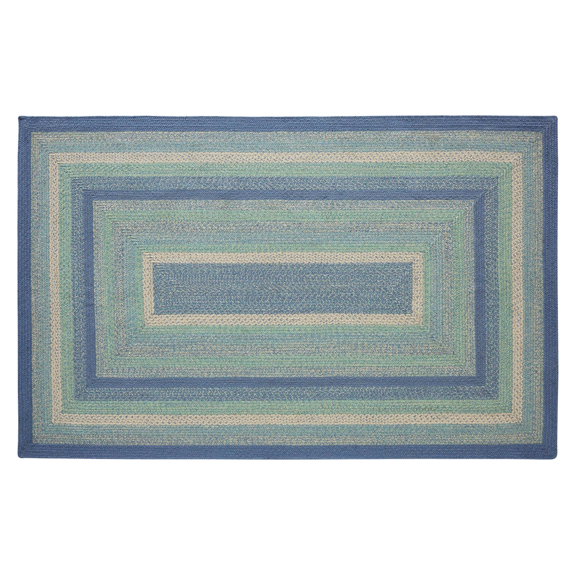 Jolie Jute Rectangle Braided Rug w/ Pad