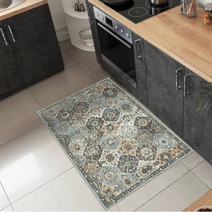 Mumbai Kilim Vinyl Floor Mat