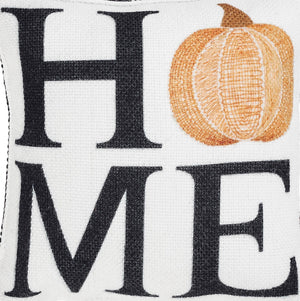 Annie Black Check Home Pumpkin Pillow