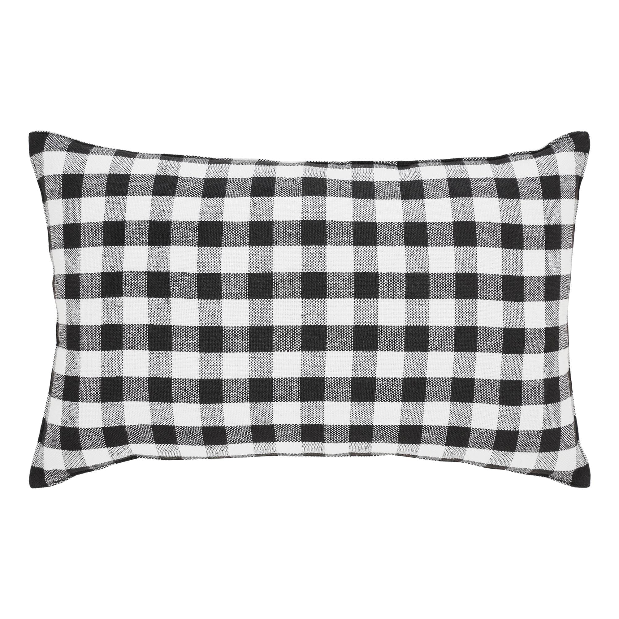 Annie Black Check Be Thankful Pillow