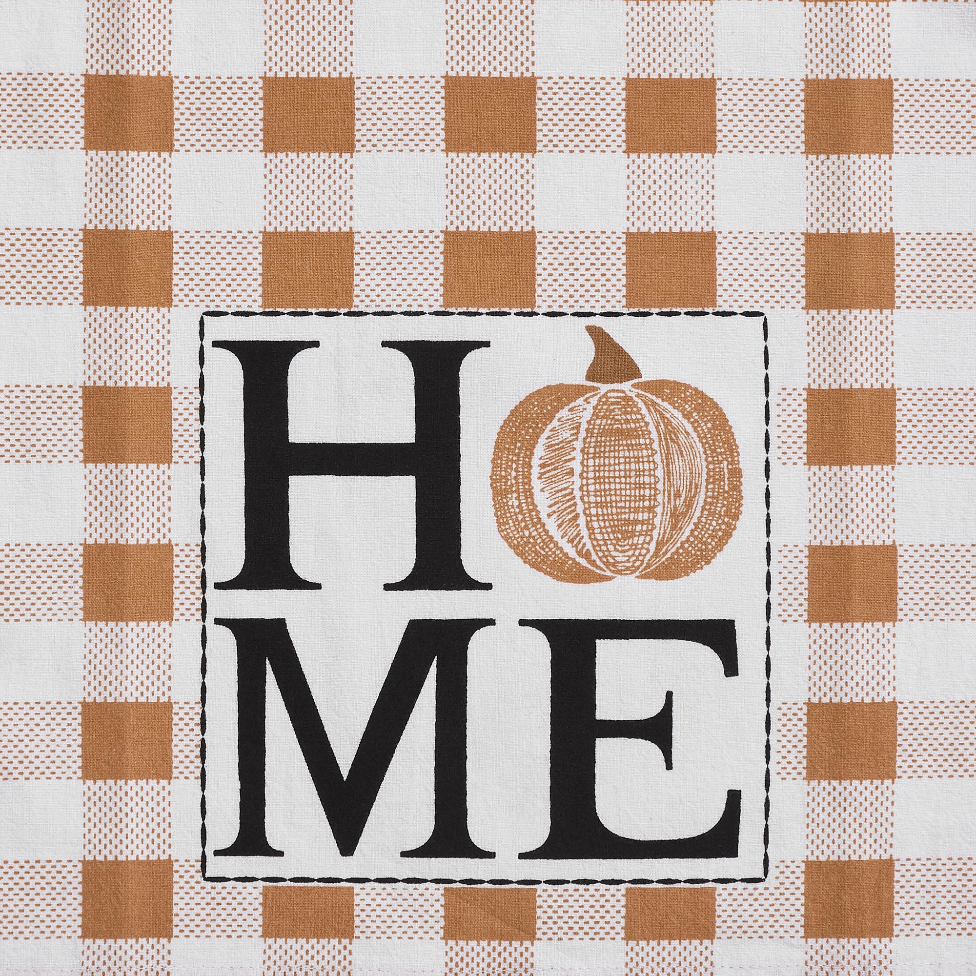 Annie Check Harvest Tea Towel Set