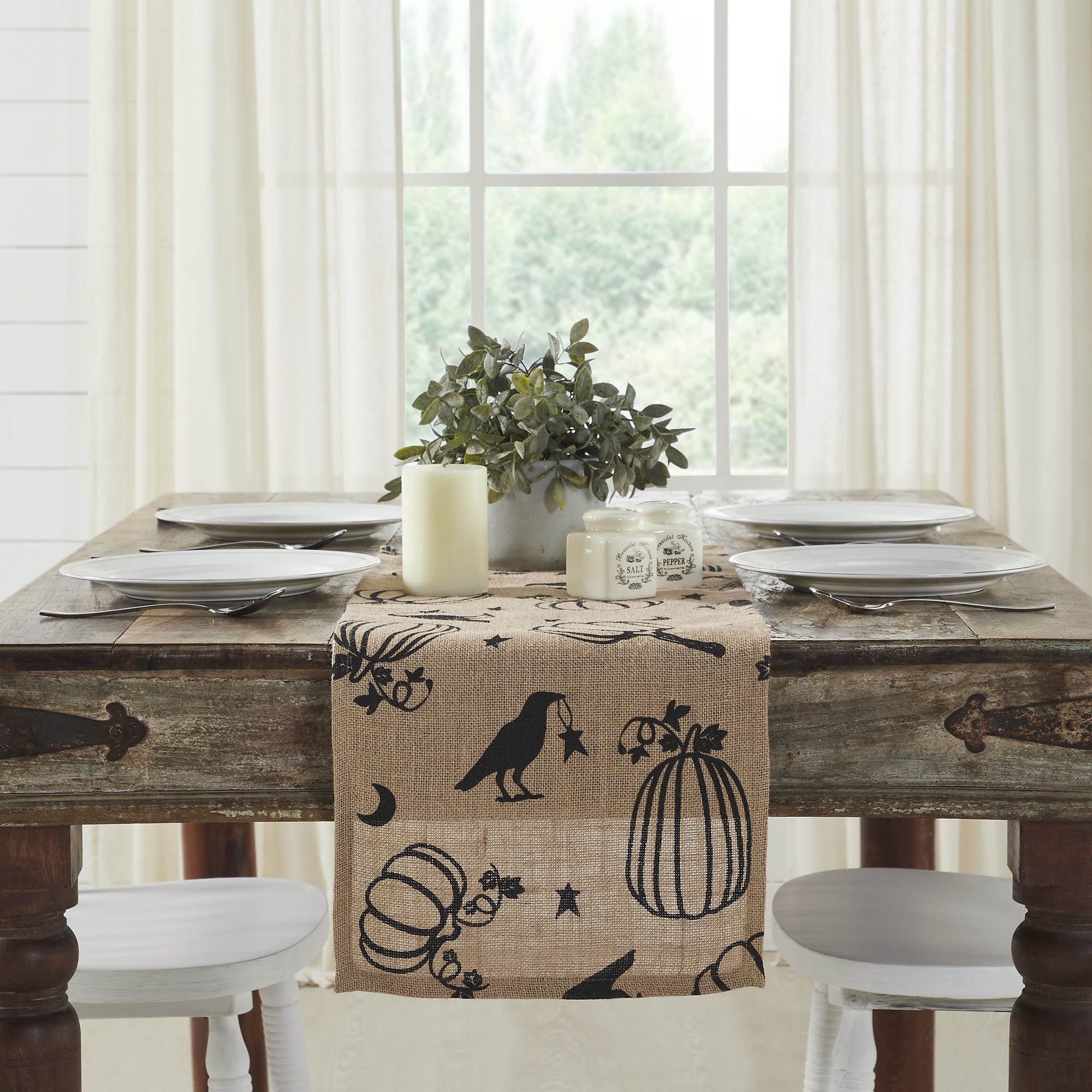 Raven Harvest Table Runner