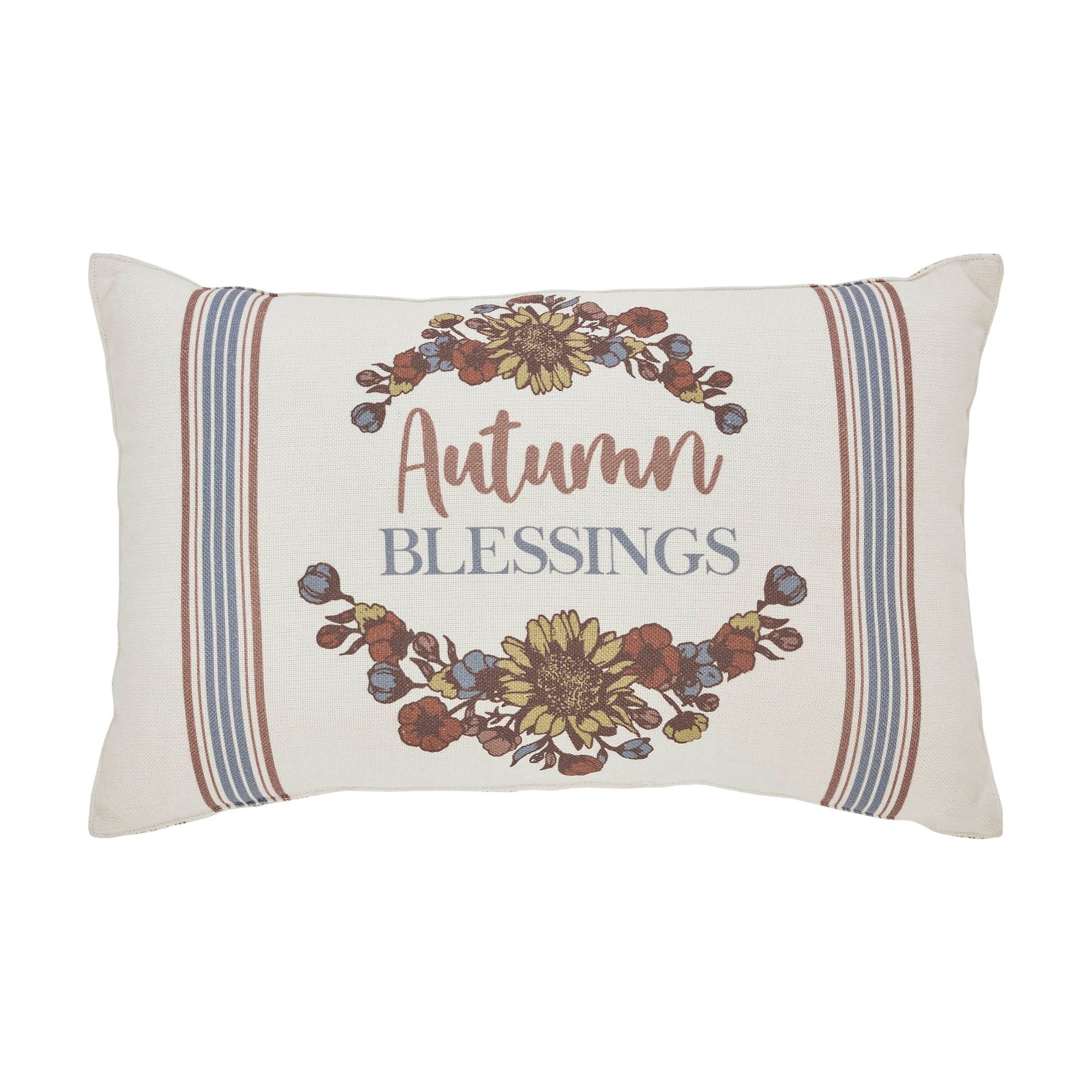 Bountifall Autumn Blessings Pillow