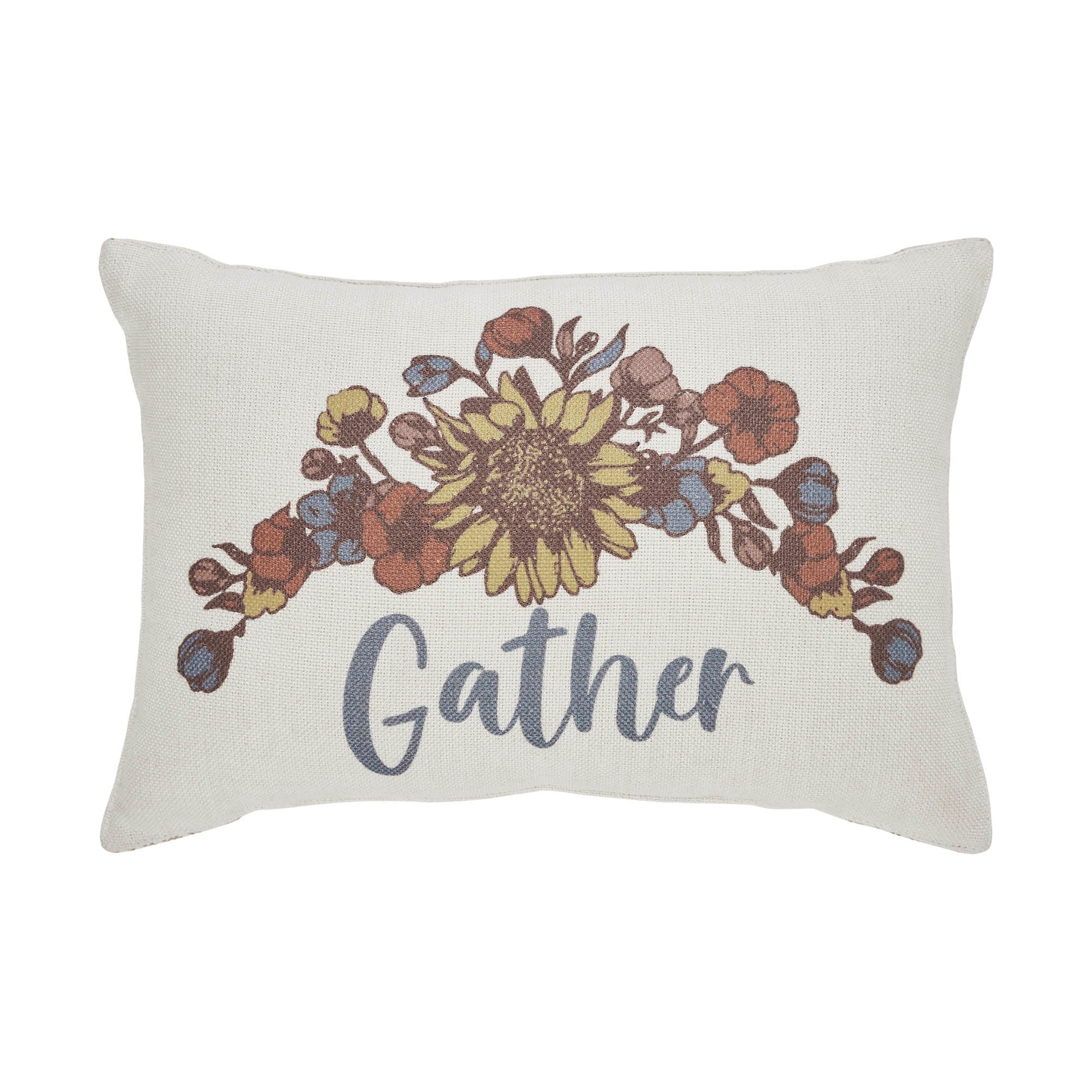 Bountifall Autumn Blessings Gather Pillow