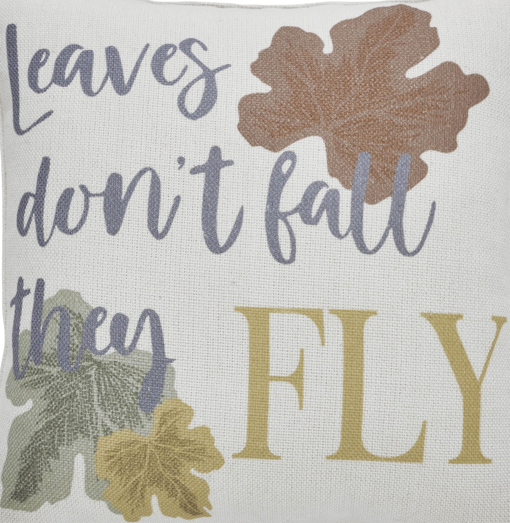 Bountifall Leaves Fly Pillow