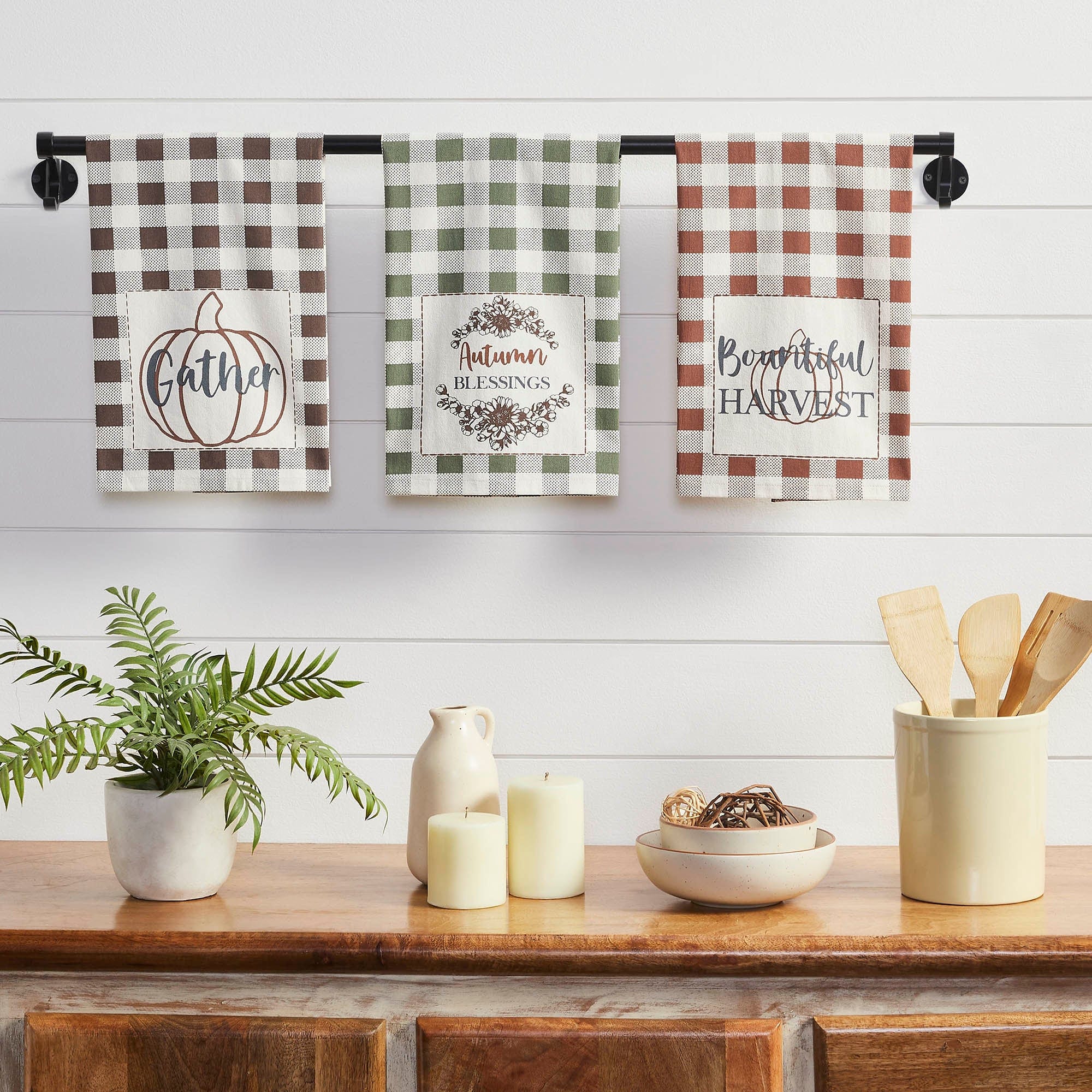 Bountifall Harvest Theme Tea Towel Set