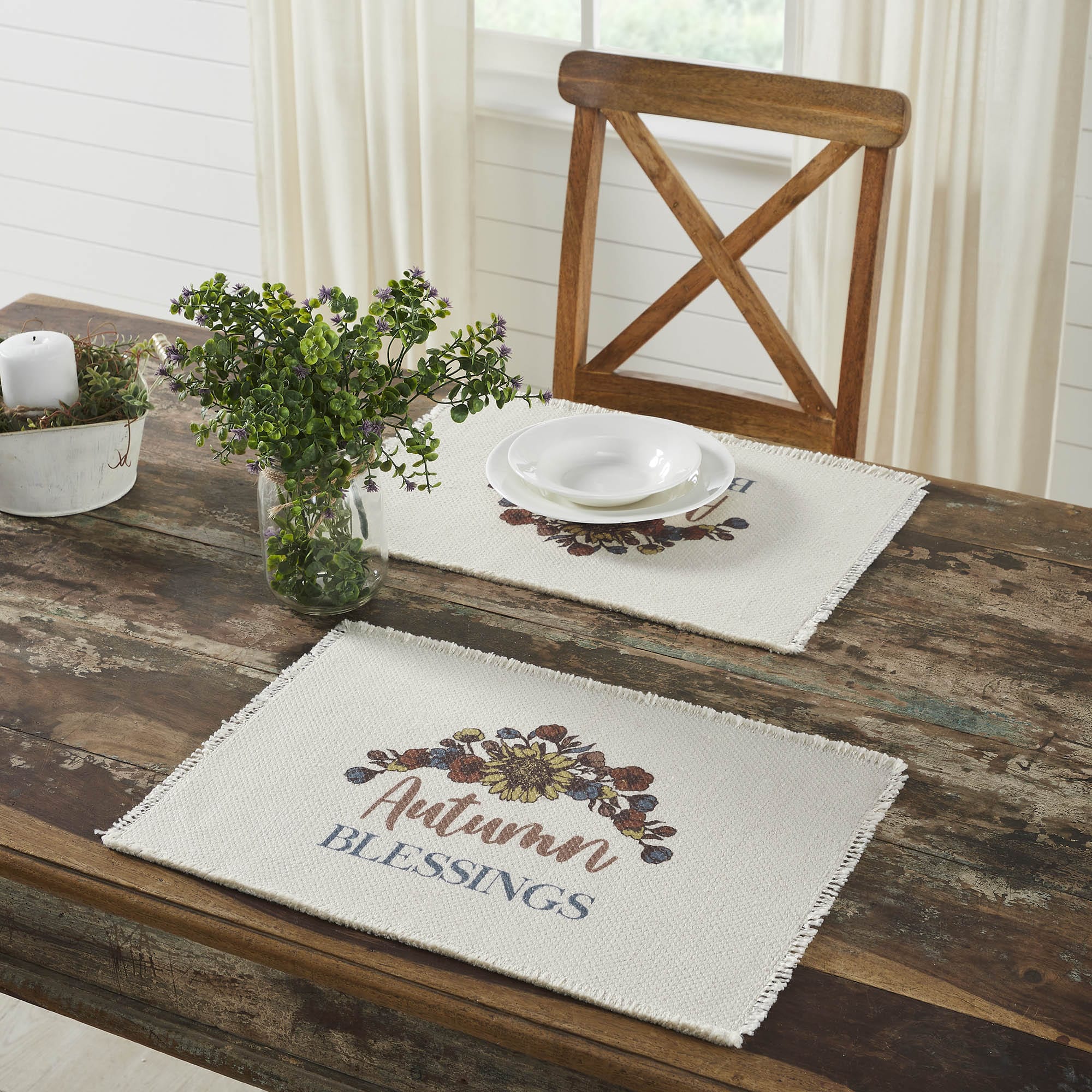 Bountifall Autumn Blessings Placemat Set of 2