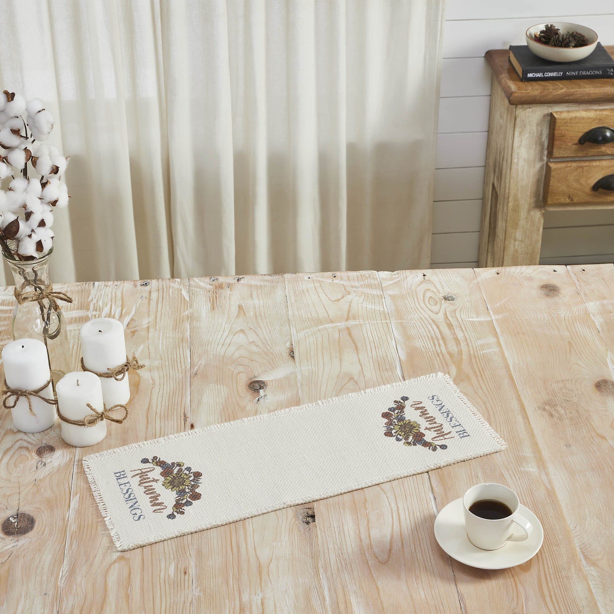 Bountiful Autumn Blessings Table Runner