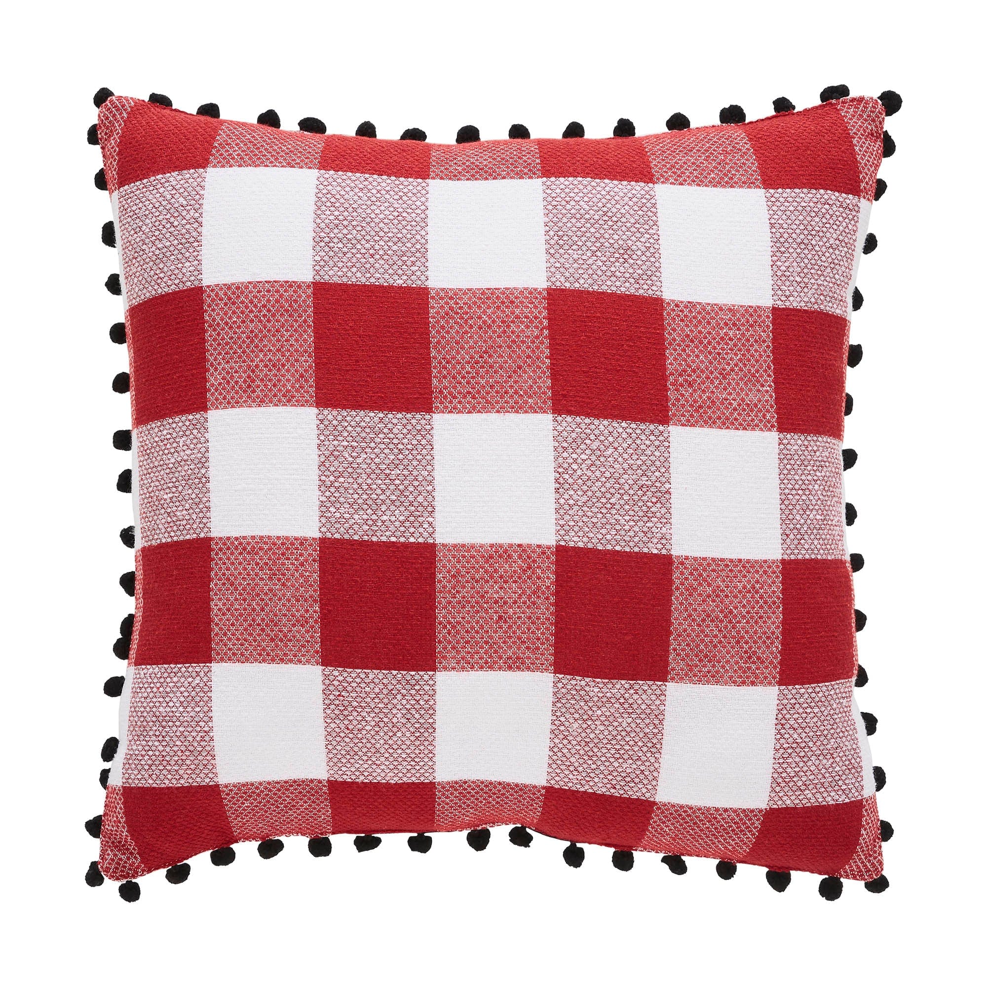 Annie Red Check Vintage Santa Pillow