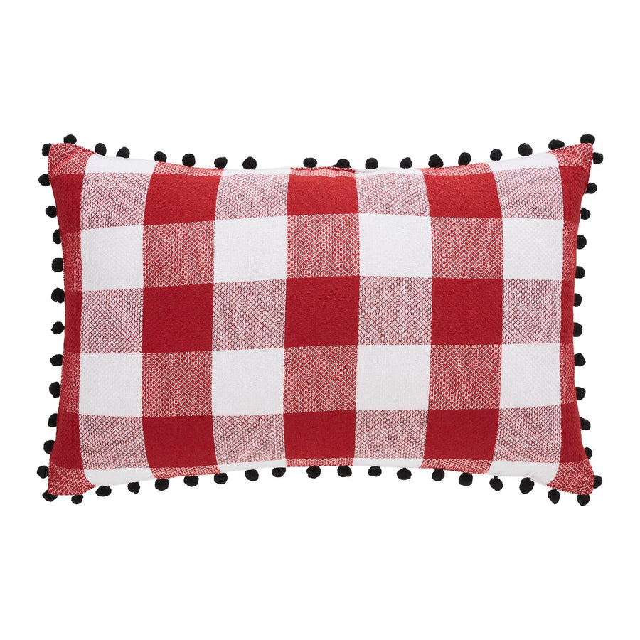 Annie Red Check Good Night Pillow