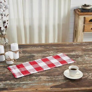 Annie Buffalo Red Check Table Runner