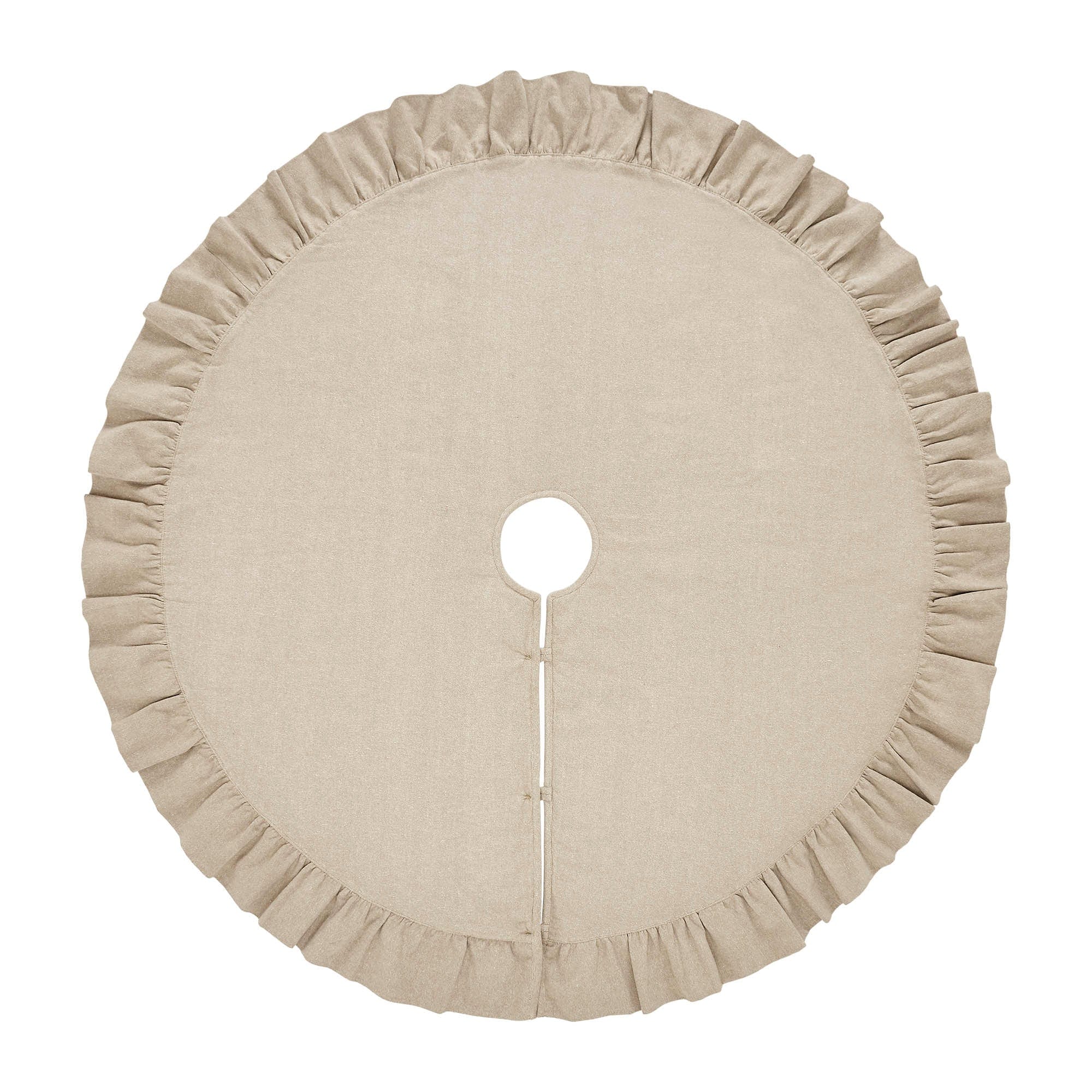 Grace Grain Sack Stripe Tree Skirt