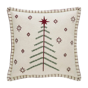 Star of Wonder Primitive Christmas Pillow