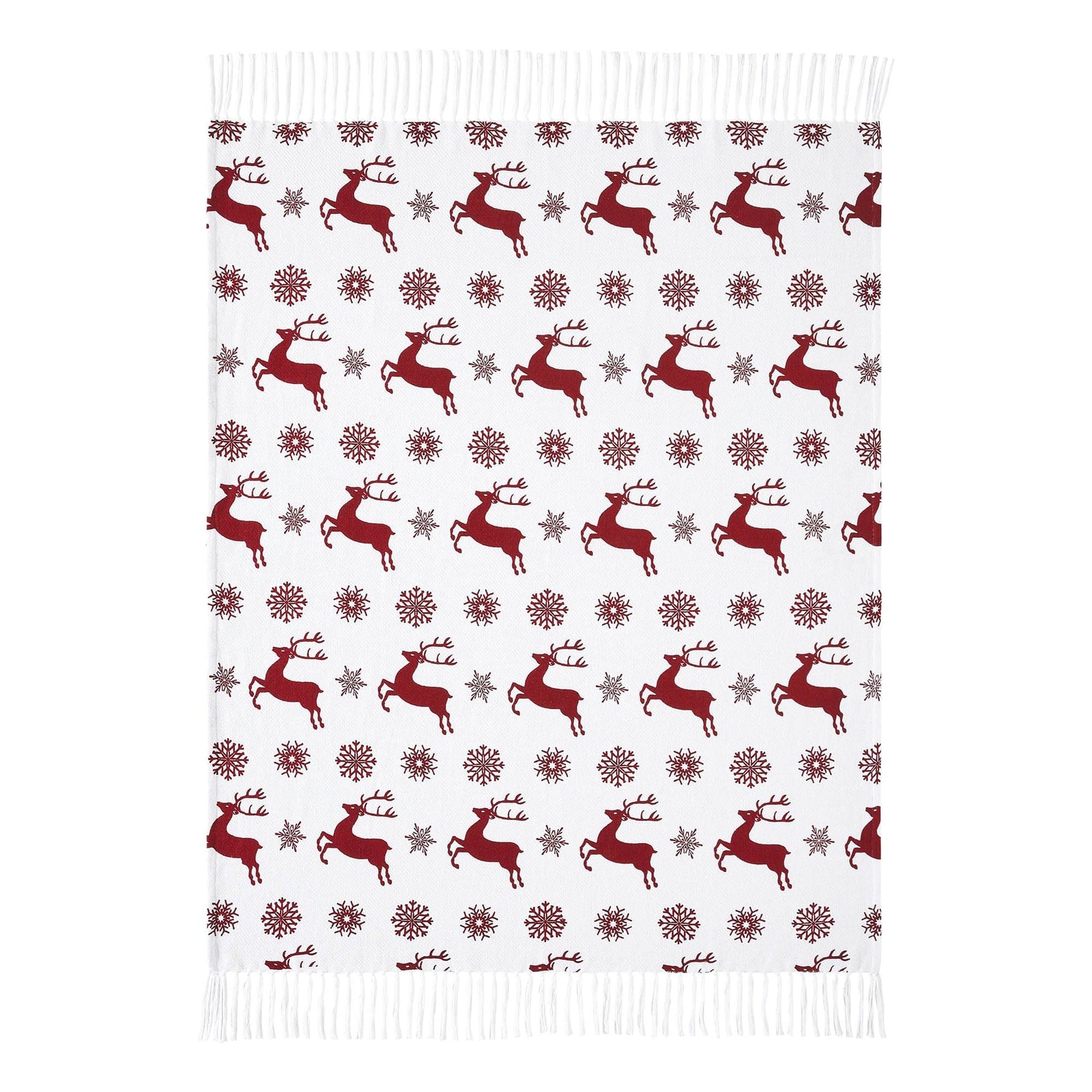 Scandia Snowflake Woven Throw