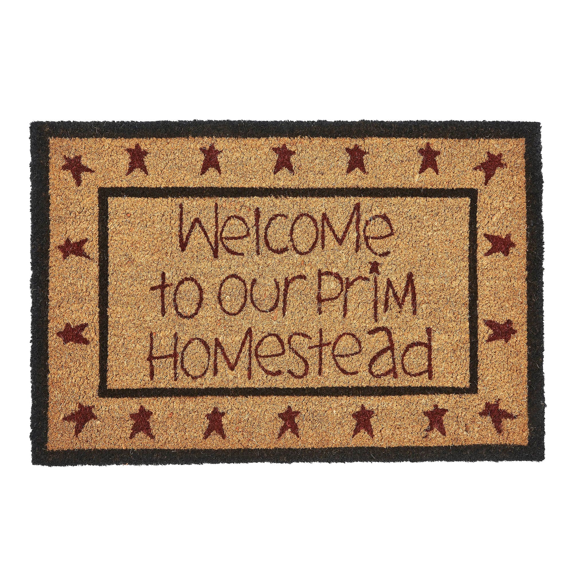 Connell Coir Prim Welcome Mat