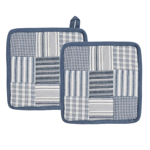 Sawyer Mill Blue Pot Holder Set of 2
