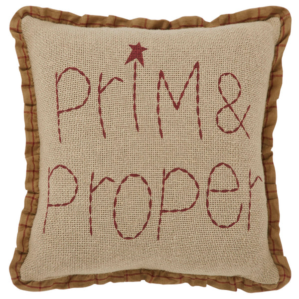 Connell Prim and Proper Pillow - Retro Barn Country Linens