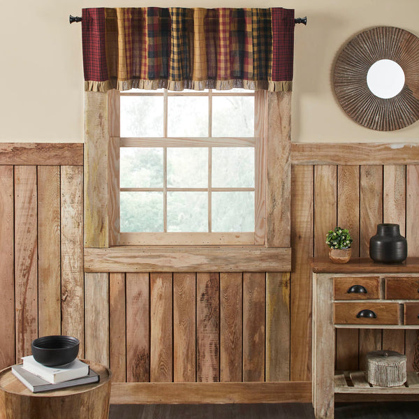 Connell Patchwork Valance - Retro Barn Country Linens