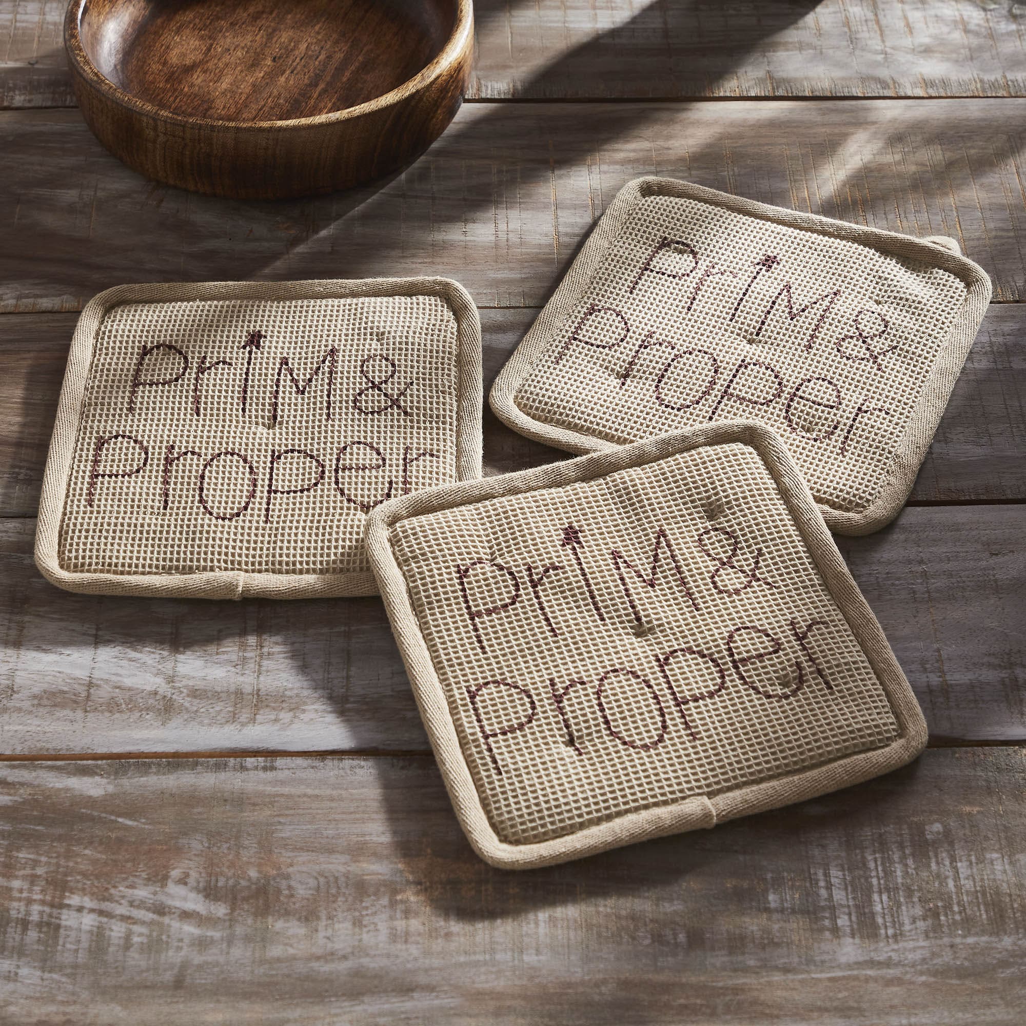 Connell Prim and Proper Pot Holder Set of 3