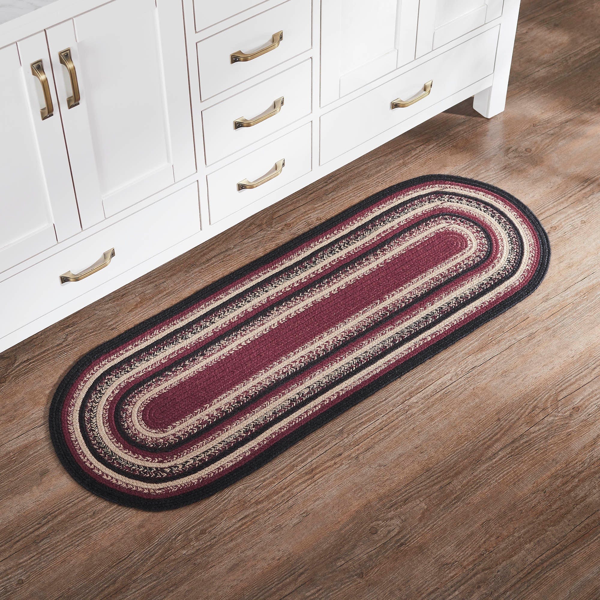 Connell Braided Jute Runner Rug w/ Pad