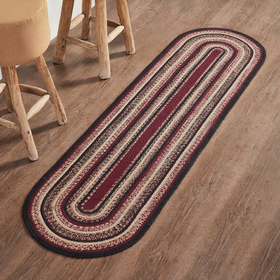 Connell Braided Jute Runner Rug w/ Pad