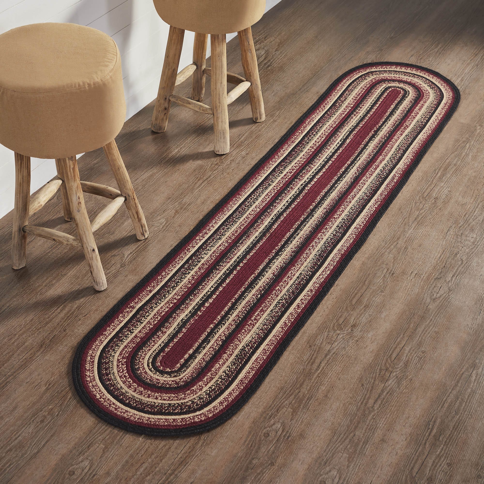 Connell Braided Jute Runner Rug w/ Pad