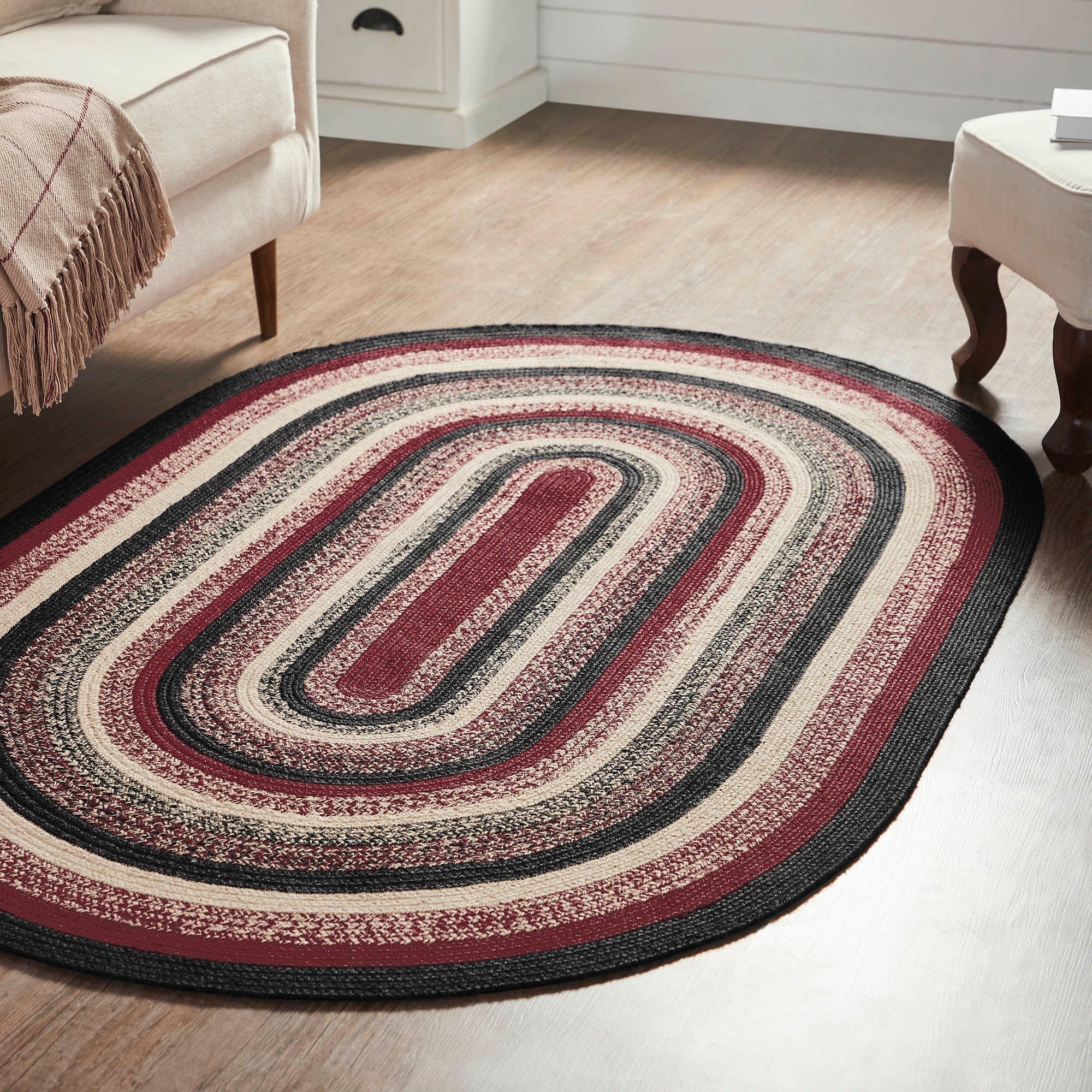 Connell Braided Jute Rug w/ Pad