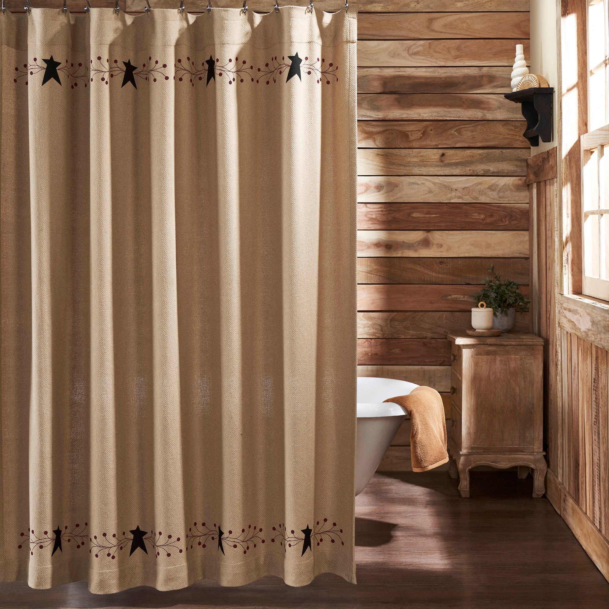 VHC Brands Pip Vinestar Shower Curtain - Thumbnail 4