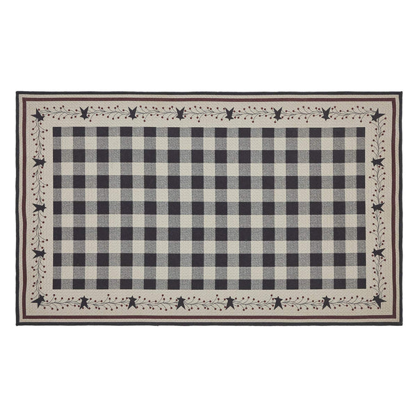 Linen Rectangular Rug Pip Vinestar Rectangle Rug w/ Latex Backing - Retro Barn Country Linens