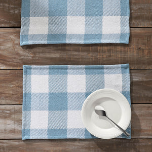 Annie Blue Buffalo Check Placemat Set of 2