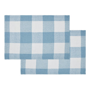 Annie Blue Buffalo Check Placemat Set of 2