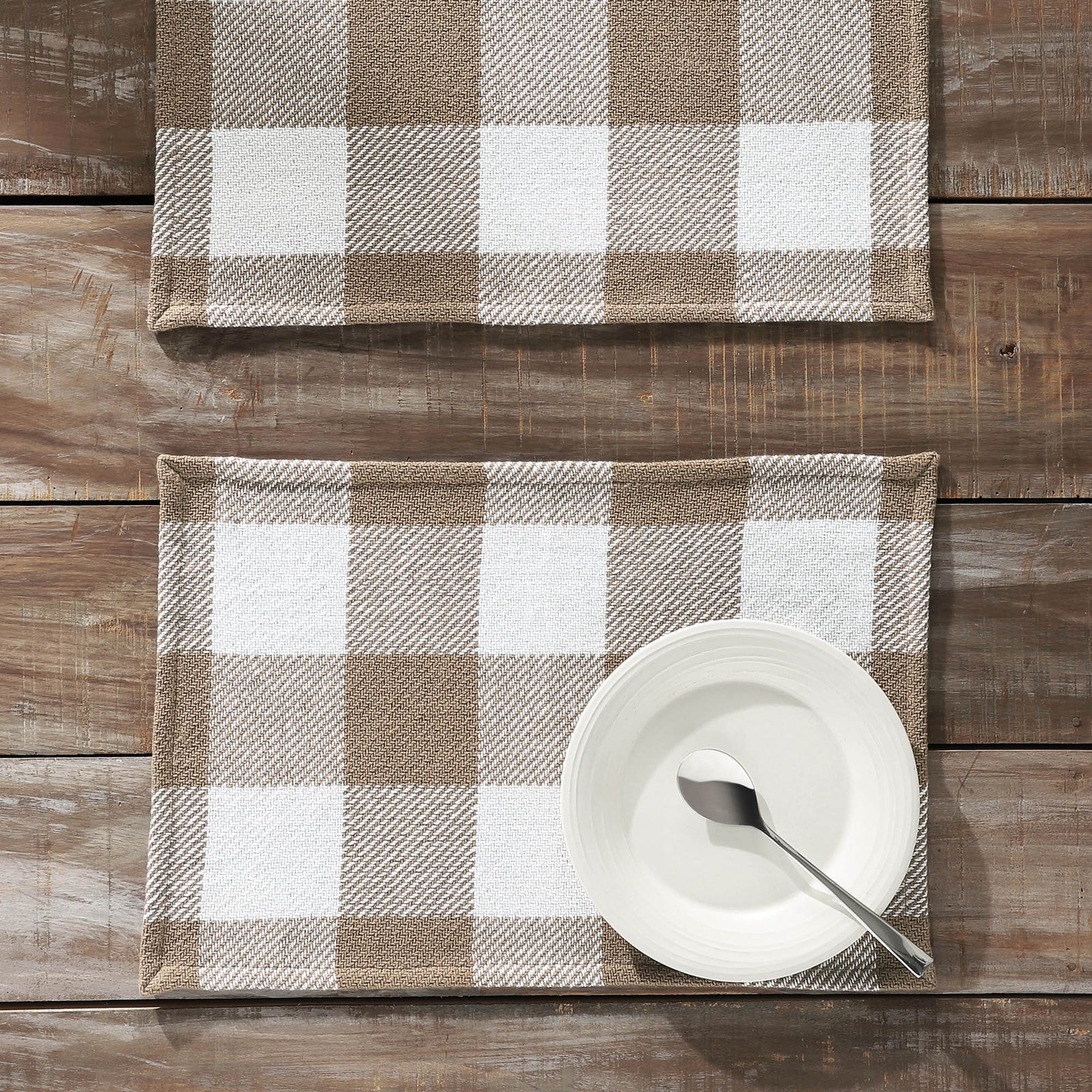 Annie Buffalo Check Portabella Placemat Set of 2