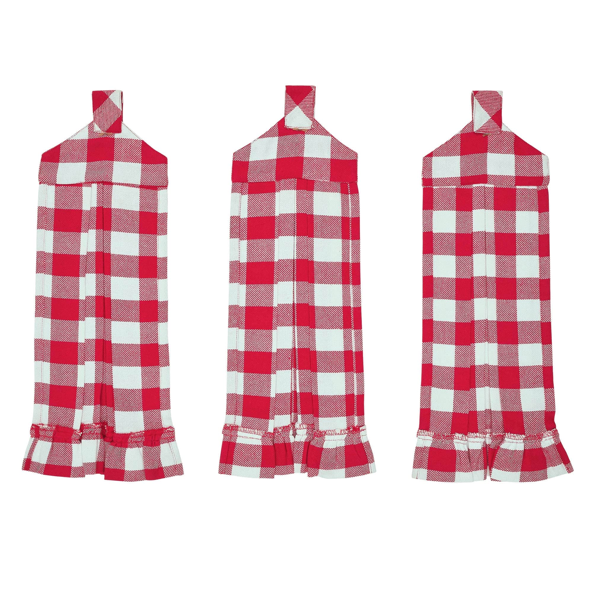 Annie Buffalo Red Check Hanging Towel Set