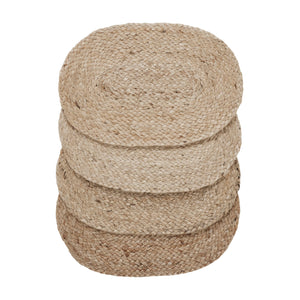 Natural Jute Braided Placemat Set of 4