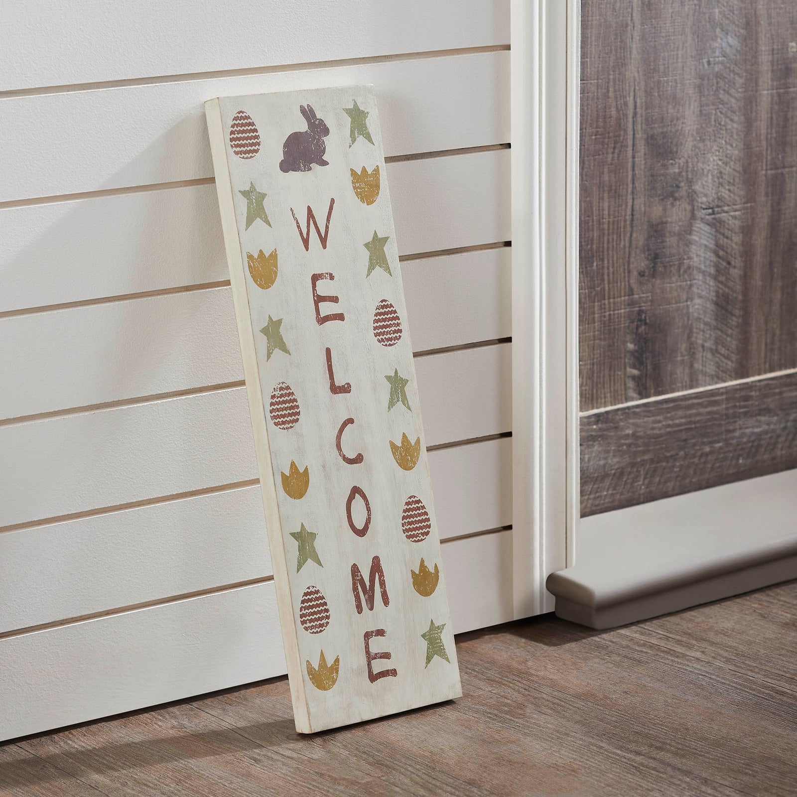 Easter Welcome Wooden Sign