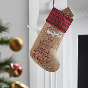 Santa's Workshop Stocking