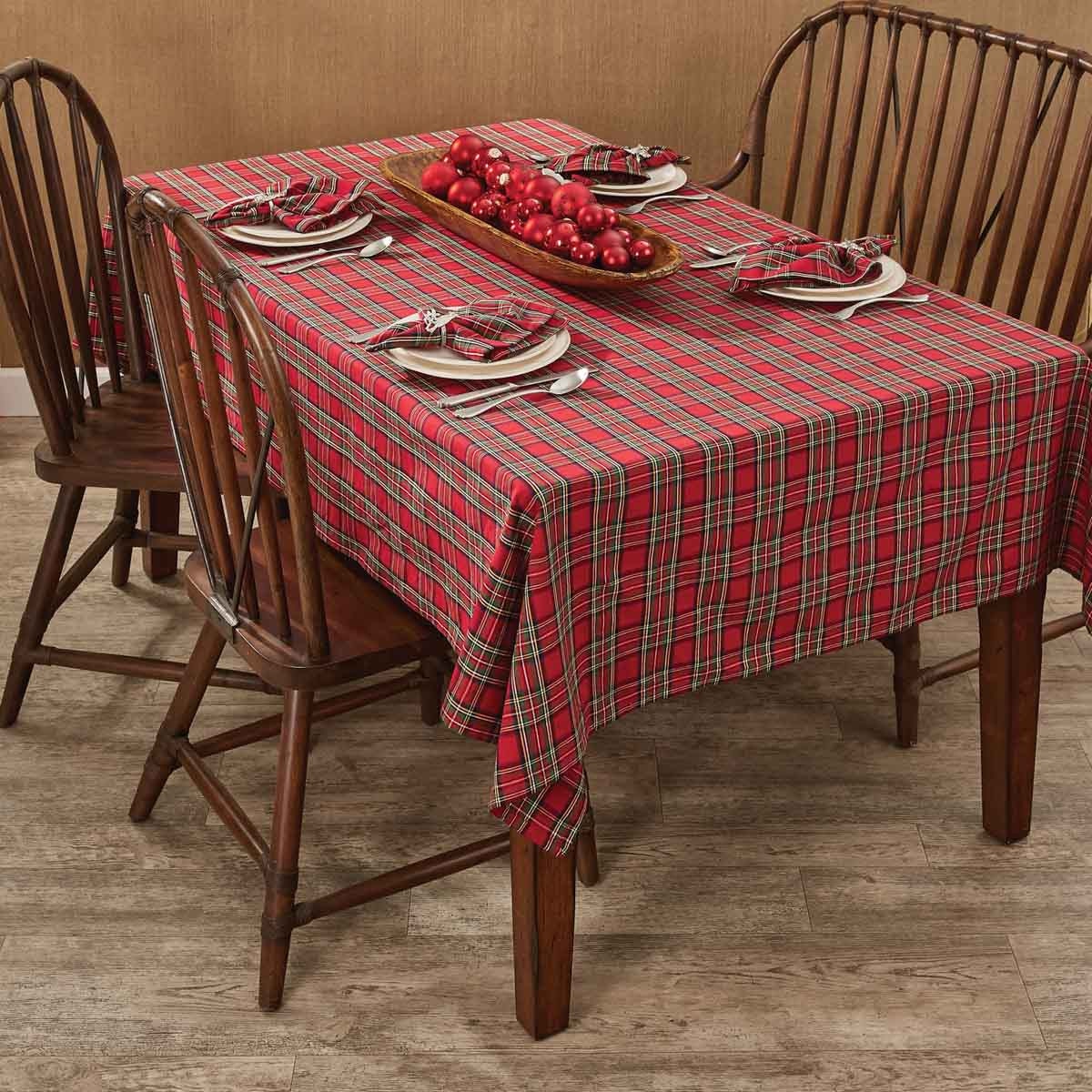 Regal Tartan Tablecloth