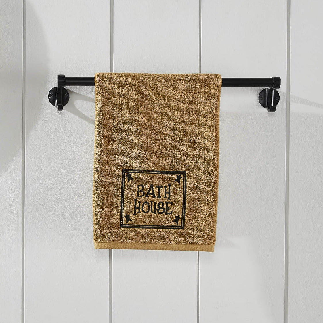 Bath House Embroidered Hand Towel Set of 2