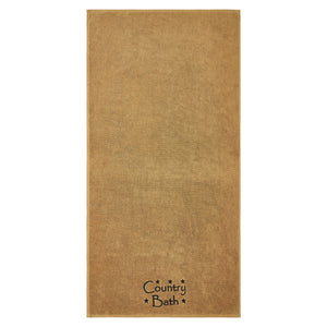 Country Bath Embroidered Bath Towel Set of 2