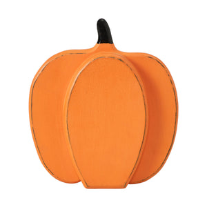 Wooden Pumpkin Shelf Sitter