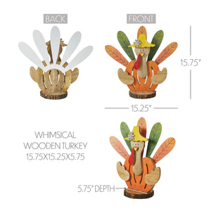 Wooden Turkey Shelf Sitter