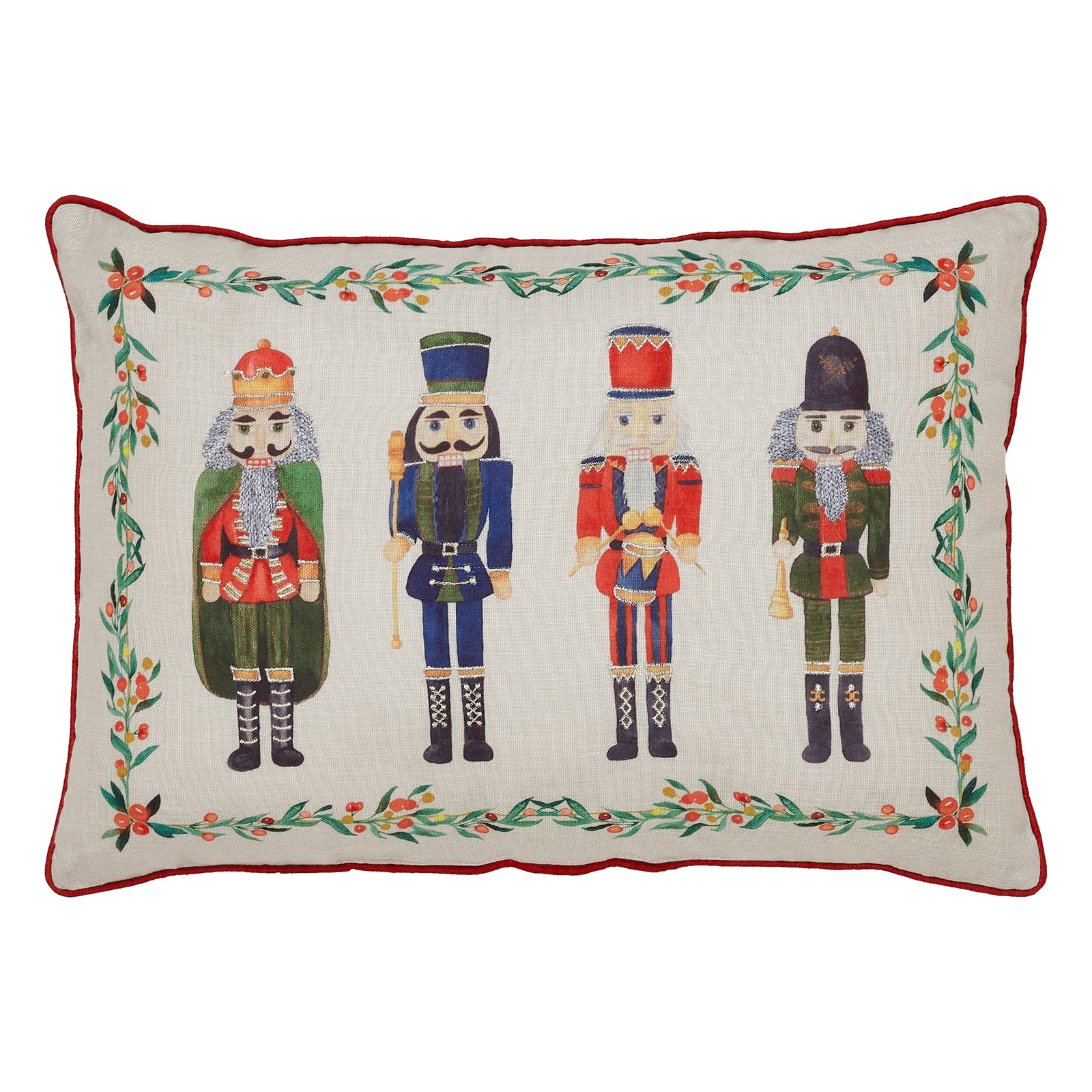 Traditional Nutcracker Pillow