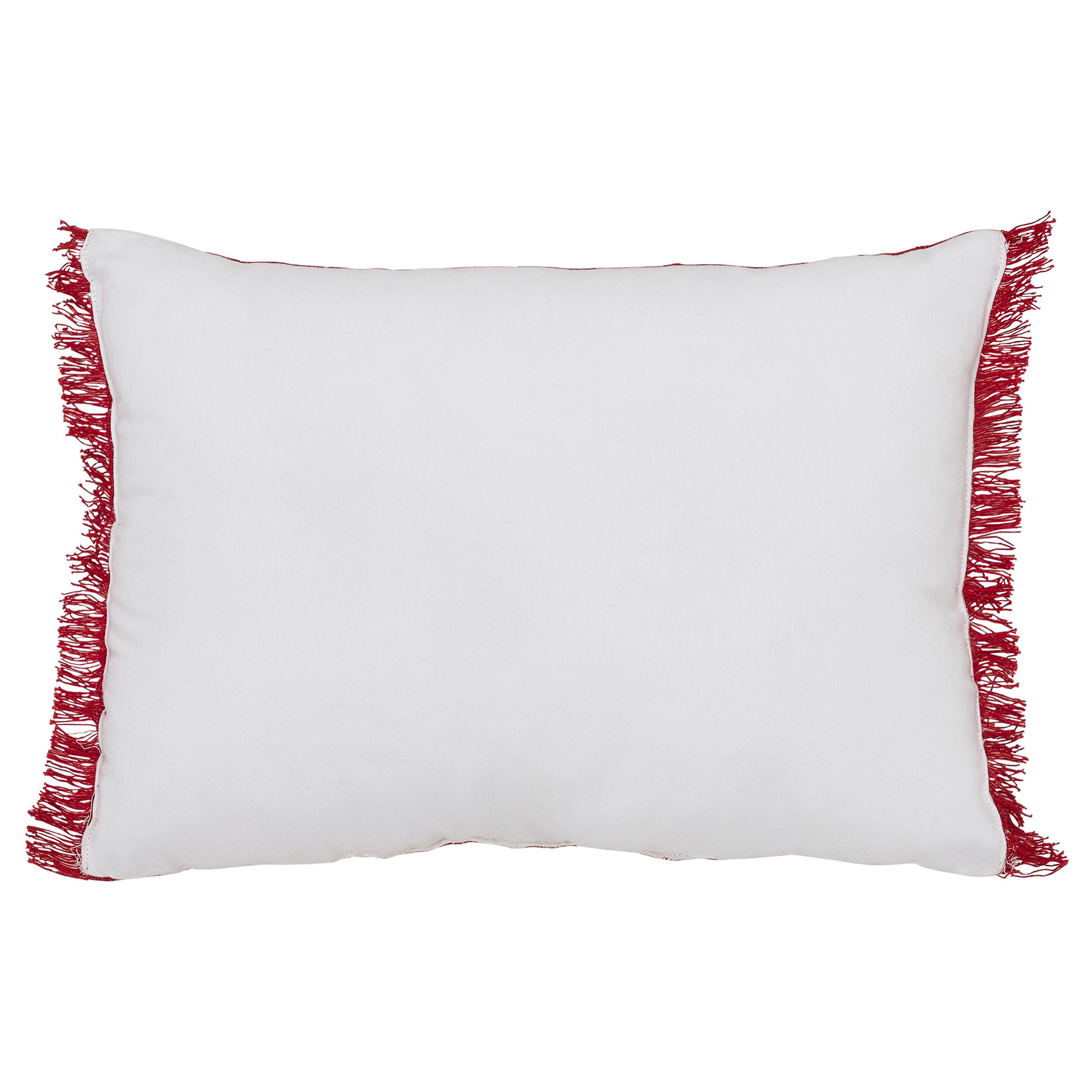 Joy to the World Fringed Pillow