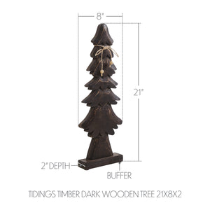 Tidings Timber Dark Wooden Tree