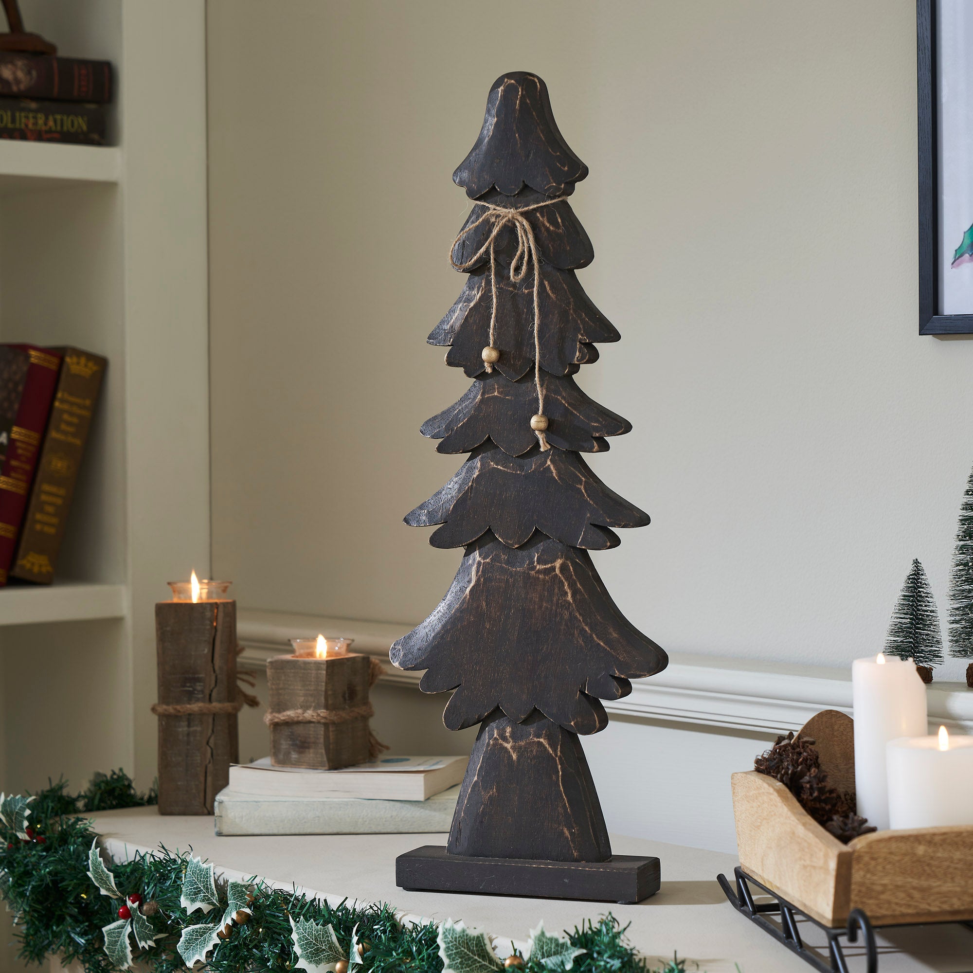 Tidings Timber Dark Wooden Tree