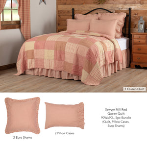 Sawyer Mill Red 5 Piece Queen Set-25% OFF