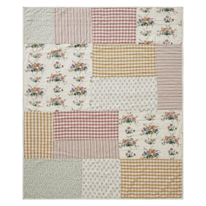 Rosehill Cottage Quilted Throw