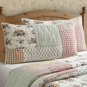 Rosehill Cottage Patchwork Sham